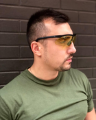 Тактические очки армейские антибликовые желтые - изображение 4