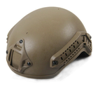 Рельсы боковые направляющие на шлем каску FAST, TOR-D (Фаст, ТОР-Д), Coyote (12478) - изображение 3