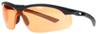 Защитные очки Swiss Eye Lancer (черный) оранжевые линзы - изображение 3