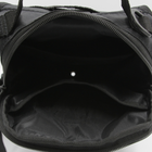 Тактическая сумка-слинг плечевая, однолямочный рюкзак, черная барсетка через плечо нагрудный с кордуры - изображение 6