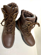 Берці зимові з мембранним утеплювачем, взуття для військових KROK BЗ3, 43 розмір, коричневі, 01.43 - зображення 8