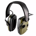 Активні стрілецькі тактичні навушники ProTac Slim Green (127900) - зображення 2