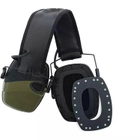 Активні стрілецькі тактичні навушники ProTac Slim Green (127900) - зображення 5