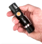 Аккумуляторный металлический фонарь X-Balog BL-616 (фонарик заряжается от USB) BLACK