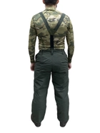 Штаны зимние ЗСУ Хаки теплые военные штаны до -20 градусов с подтяжками размер 60-62 рост 167-179 - изображение 4