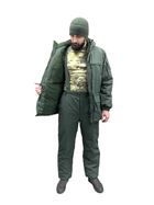 Штаны зимние ЗСУ Хаки теплые военные штаны до -20 градусов с подтяжками размер 52-54 рост 167-179 - изображение 5