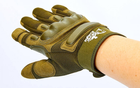 Рукавиці тактичні з закритими пальцями SILVER KNIGHT BC-7052 /2 (р-н XL , оливковий) - зображення 4