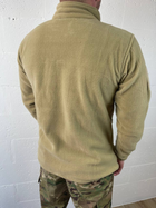 Флисовая мужская кофта койот размер L - изображение 4