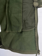 Демісезонна хакі чоловіча флісова куртка розмір XL - зображення 4
