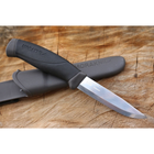 Туристичний ніж із нержавіючої сталі Morakniv Mora Companion Black - зображення 3