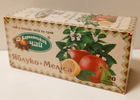 Натуральний фруктовий пакетований чай Карпатський чай Яблуко і Меліса 20 пакетиків по 2г - зображення 3