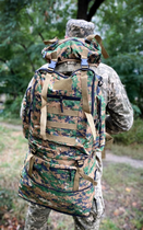 Рюкзак тактический NewtactUA 100 л Камуфляж (4825562300025) - изображение 3