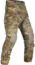 Тактические боевые военные штаны ВСУ мультикам с несколькими карманами, камуфляжные с наколенниками, Multicam р.M (9969450) - изображение 3