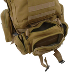 Рюкзак тактический CATTARA 55 л ARMY Коричневый (13866) - изображение 4