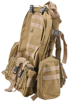 Рюкзак тактический CATTARA 55 л ARMY Коричневый (13866) - изображение 10