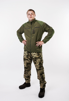 Флисовая куртка Козак 56 размер уставная теплая тактическая олива - изображение 2