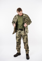 Пиксельная Военная Форма ВСУ Козак (ММ-14) 52 размер рип-стоп саржа хлопок штаны + куртка - изображение 5