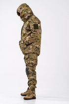 Тактическая теплая военная форма комплект костюм ( Куртка + Штаны ), Камуфляж: Мультикам, Размер: 60 - изображение 9