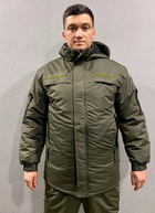 Тактическая зимняя курточка НГУ хаки. Зимний бушлат олива непромокаемый Размер 54 - изображение 5