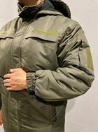 Тактическая зимняя курточка НГУ хаки. Зимний бушлат олива непромокаемый Размер 44 - изображение 11
