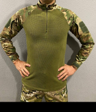 Боевая рубашка Убакс утепленная с длинным рукавом Мультикам. Тактическая рубашка Ubacs Размер 54 - изображение 1