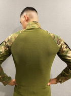 Боевая рубашка Убакс утепленная с длинным рукавом Мультикам. Тактическая рубашка Ubacs Размер 54 - изображение 4
