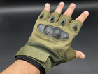 Тактичні рукавички безпалі з поліестеру Розмір XL - зображення 1