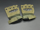 Тактичні рукавички безпалі з поліестеру Розмір XL - зображення 3