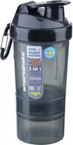 Бутылка шейкер спортивная универсальная для спортзала SmartShake Original2GO 600ml Dark Gray (OPT-4201)