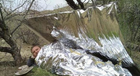 Ізотермічна ковдра рятувальна термоковдра 210*160 см міцна надійна герметична САПСАН - изображение 3