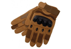 Тактичні рукавиці Military Gloves койот розмір XL (повнопалі воєнні з закритими пальцями осінь-зима для воєнних ЗСУ) US-GBR48 - зображення 1