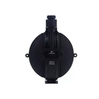 Фляга для воды силиконовая FG Черный 580 мл складная с карабином и компасом - изображение 3