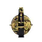 Фляга для воды силиконовая FG Желтый камуфляж 580 мл складная с карабином и компасом - изображение 4