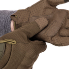 Рукавички тактичні із закритими пальцями Zelart Action 8816 розмір M Olive - зображення 5
