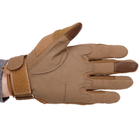 Перчатки тактические с закрытыми пальцами Zelart Action 8798 размер L Khaki - изображение 3