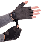 Перчатки тактические с открытыми пальцами Zelart Action 8808 размер XL Black - изображение 4