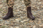Тактические лёгкие кожаные берцы с утеплителем 3M для холодной погоды KOMBAT.uk Patrol 46 коричневые - изображение 3