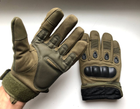 Теплые тактические перчатки Зимние ( Утепленные ) Военные, L Олива - изображение 4
