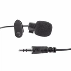 Петличный микрофон Gembird MIC-C-01 с прищепкой для ноутбука.компьютера / 3 pin / 2м