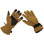Тактические перчатки MFH Softshell с частичным усилением койот р-р S (15780R_S) - изображение 1