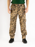 Теплі військові штани (осінь-зима), піксель Softshell (софтшел), розмір 52 - зображення 3