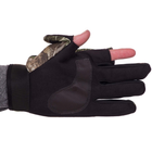 Перчатки тактические теплые с отстегивающимися пальцами Zelart 9233 размер L Camouflage - изображение 5