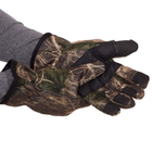 Перчатки тактические теплые с отстегивающимися пальцами Zelart 9234 размер L Camouflage - изображение 7