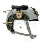 Адаптеры для Активных Наушников с креплением на шлем - ClefersTac Rail kit на fast шлем хаккі (5002307) - зображення 6