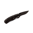 Нож складной карманный полусеррейтор Ontario 8847 RAT1 BS Liner Lock Black 218 мм - изображение 1