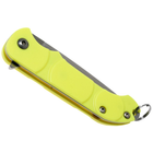 Нож складной карманный, туристический, EDC Ontario 8900YEL OKC Navigator Liner Lock Yellow 138 мм - изображение 4
