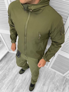 Тактична тепла зимова військова форма комплект костюм ( Куртка + Штани ), Камуфляж: Олива, Розмір: L - зображення 2