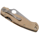 Ніж Spyderco Para Military 2 Brown Micarta CPM Cru-Wear (C81MPCW2) - зображення 7