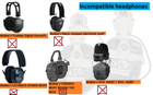 Кріплення адаптер на шолом для активних навушників Walker's Razor (Walkers Razor, Walkers Razor Digital) - зображення 9