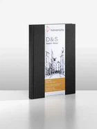 Скетчбук для набросков Hahnemuhle D&S 140г черный А4 портрет 80л